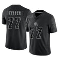 Custom #77 Black CLE Football Shirt Top