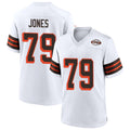 Custom #79 White 1946 CLE Football Shirt Top