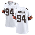 Custom #94 White CLE Football Shirt Top
