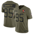 Custom #95 Olive CLE Football Shirt Top