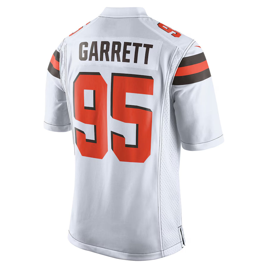 Custom #95 White CLE Football Shirt Top