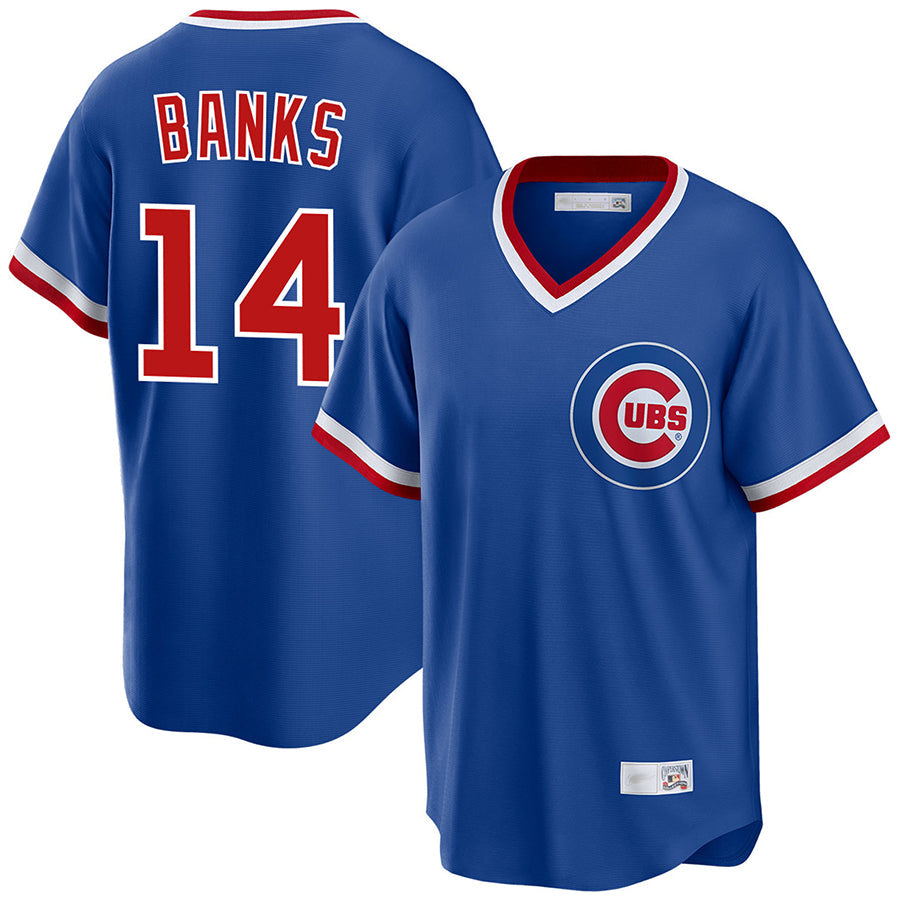 Custom #14 Blue CHC Baseball Shirt Top