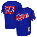 Custom #23 Royal Blue Throwback CHC Baseball Shirt Top