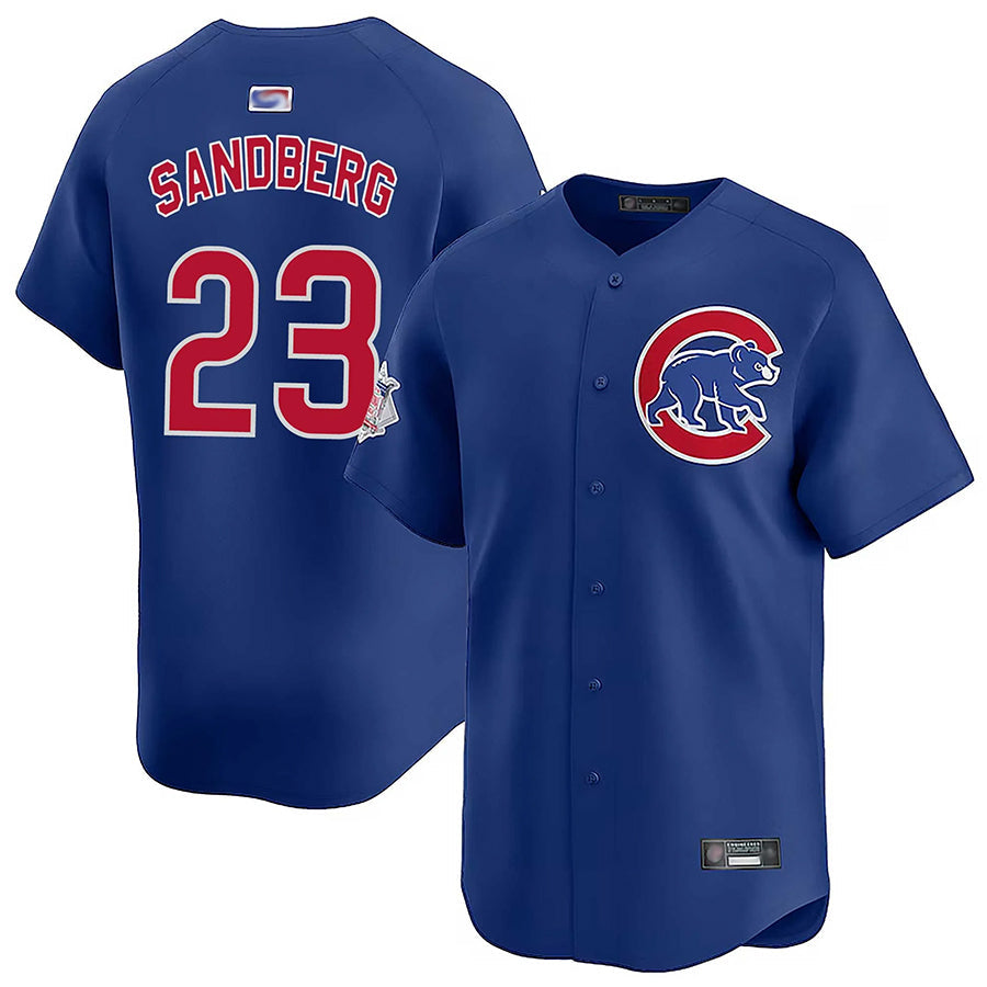 Custom #23 Navy CHC Baseball Shirt Top