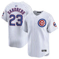 Custom #23 White CHC Baseball Shirt Top