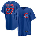 Custom #27 Blue CHC Baseball Shirt Top