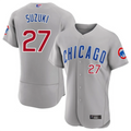 Custom #27 Gray CHC Baseball Shirt Top