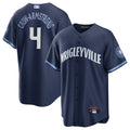 Custom #4 City Connect CHC Baseball Shirt Top