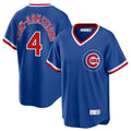 Custom #4 Navy CHC Baseball Shirt Top