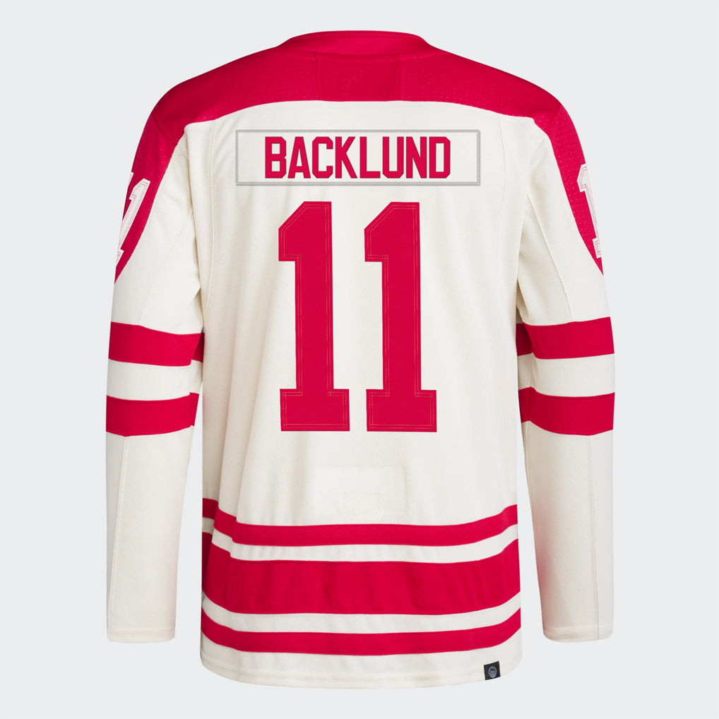 Custom #11 White CGY Hockey Shirt Top