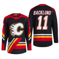 Custom #11 Black Retro CGY Hockey Shirt Top