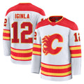 Custom #12 White CGY Hockey Shirt Top