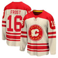 Custom #16 Cream CGY Hockey Shirt Top