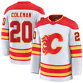 Custom #20 White CGY Hockey Shirt Top
