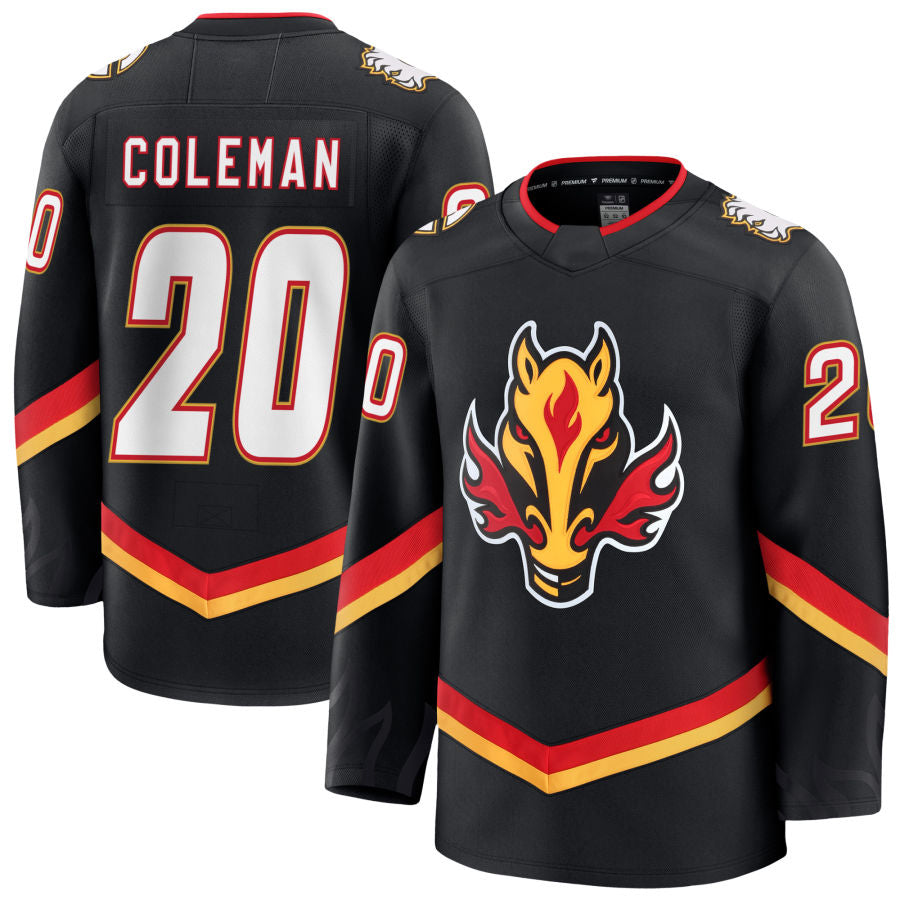 Custom #20 Black CGY Hockey Shirt Top