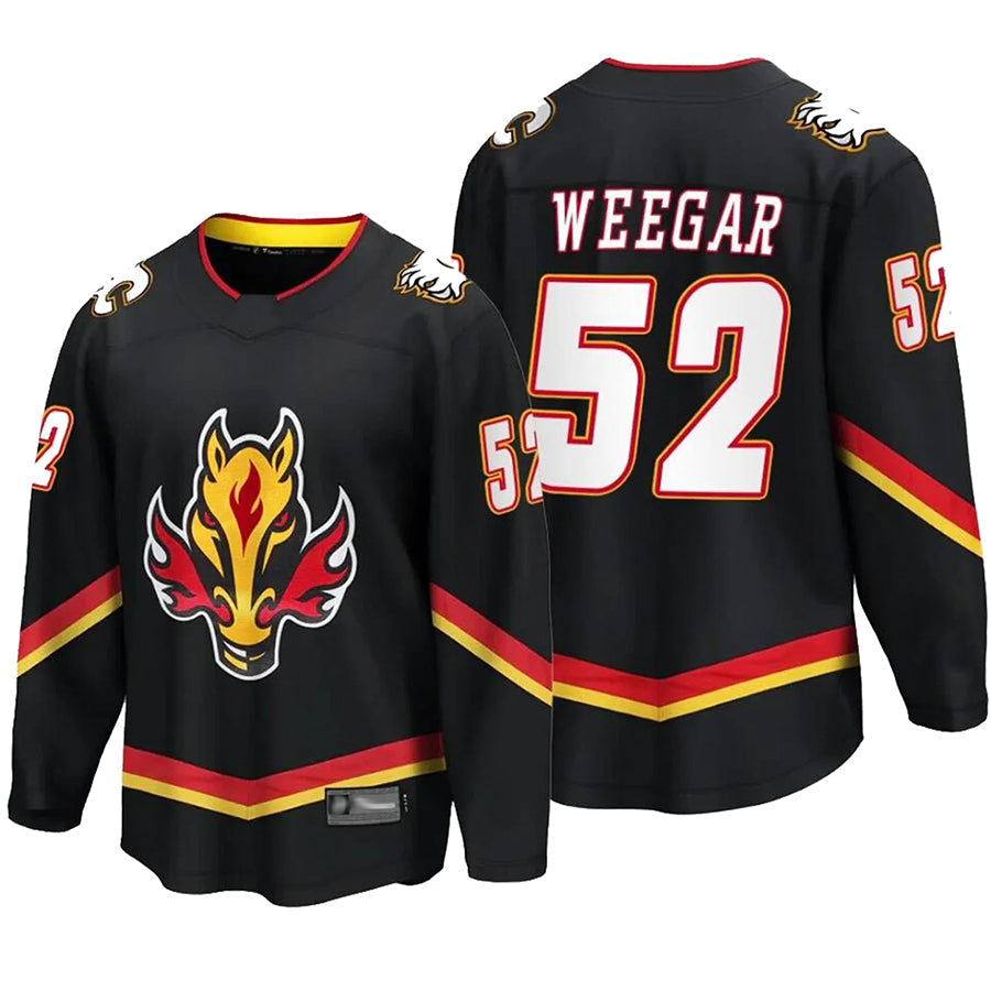 Custom #52 Black CGY Hockey Shirt Top