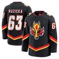 Custom #63 Black CGY Hockey Shirt Top