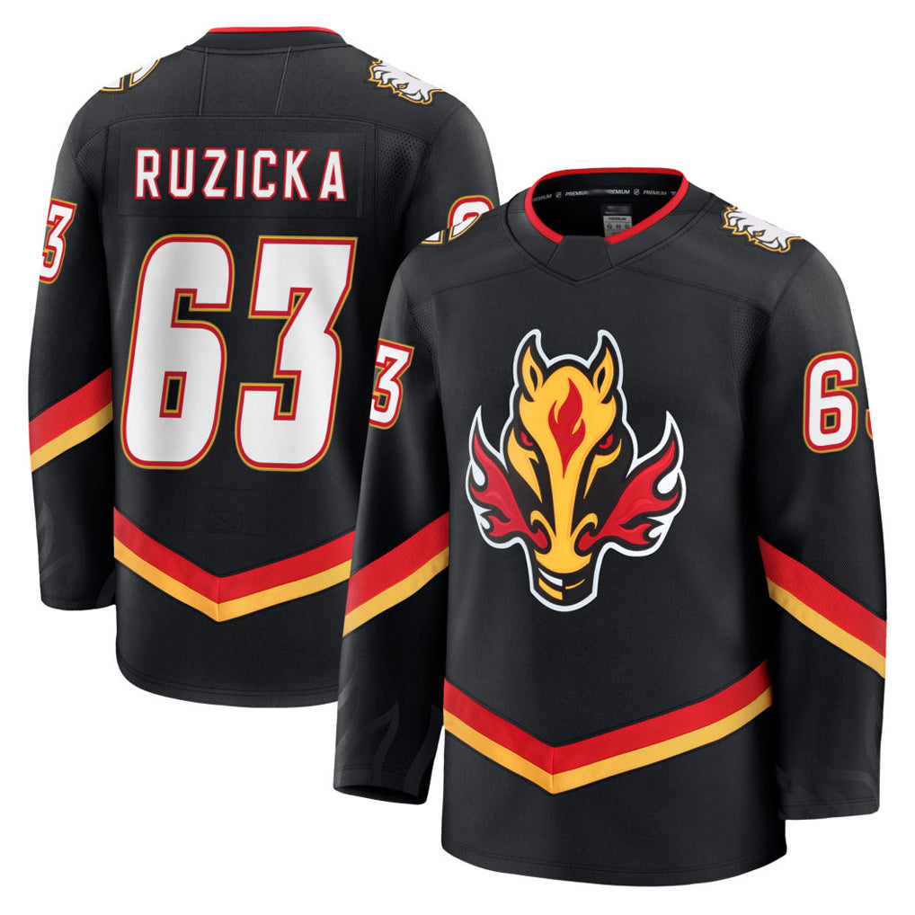 Custom #63 Black CGY Hockey Shirt Top