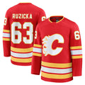 Custom #63 Red CGY Hockey Shirt Top