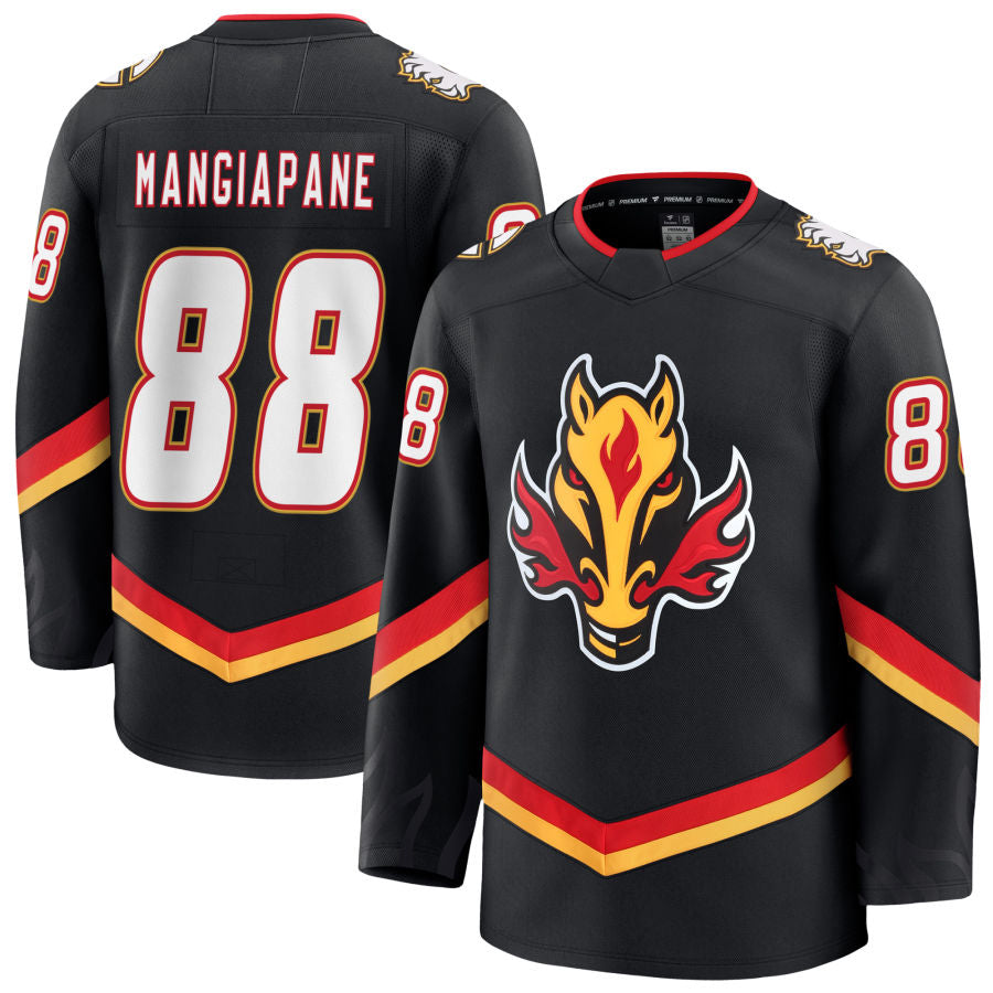 Custom #88 Black CGY Hockey Shirt Top
