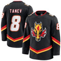 Custom #8 Black CGY Hockey Shirt Top