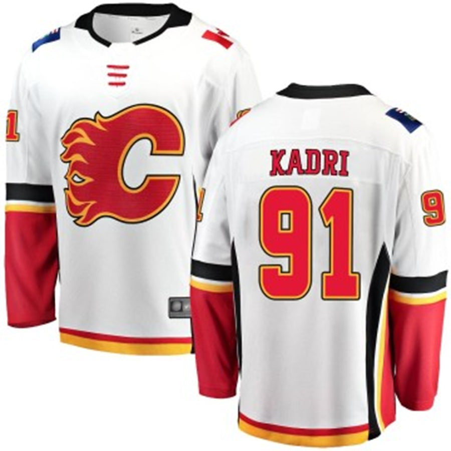 Custom #91 White CGY Hockey Shirt Top