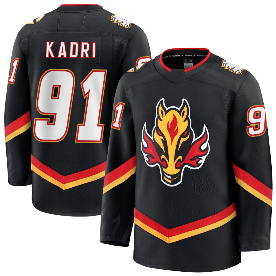 Custom #91 Black CGY Hockey Shirt Top