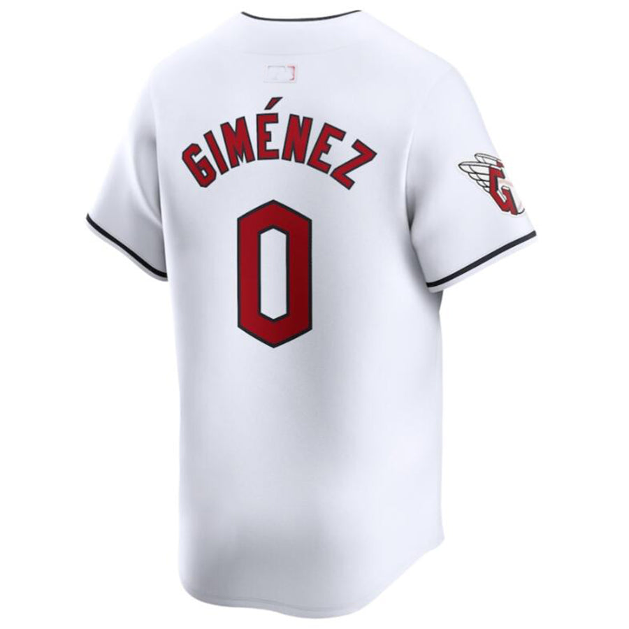 Custom #0 White CLE Baseball Shirt Top