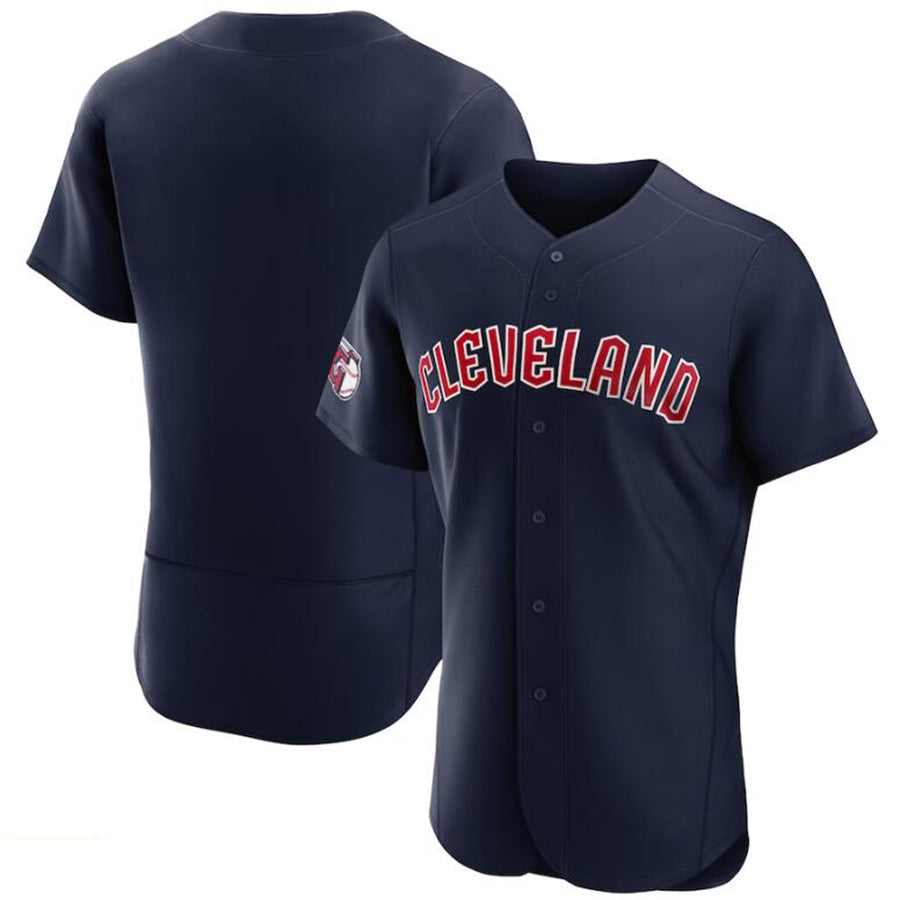 C.Guardians Blank Player Red Replica Elite Baseball Jerseys