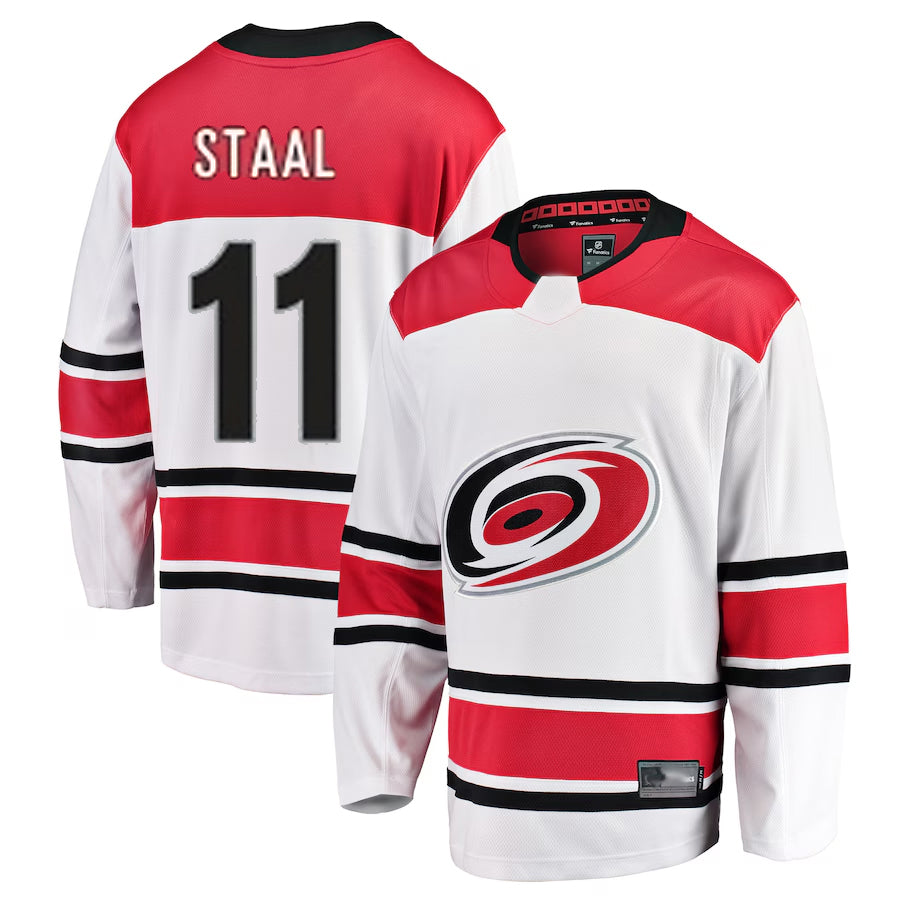 Custom #11 White CAR Hockey Shirt Top