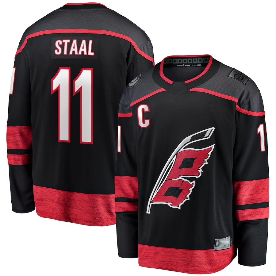 Custom #11 Black CAR Hockey Shirt Top