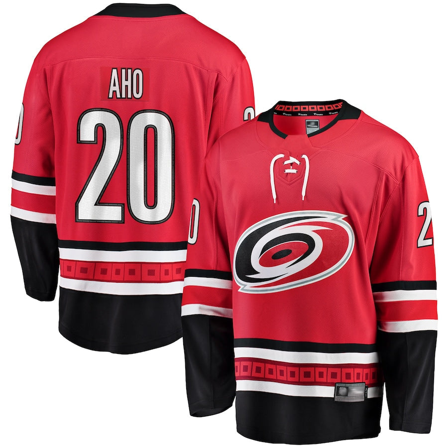 Custom #20 Red CAR Hockey Shirt Top