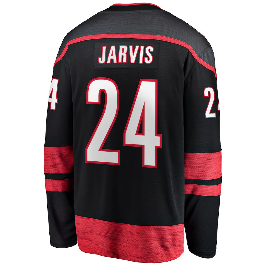 Custom #24 Black CAR Hockey Shirt Top