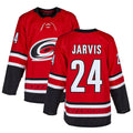 Custom #24 Red CAR Hockey Shirt Top