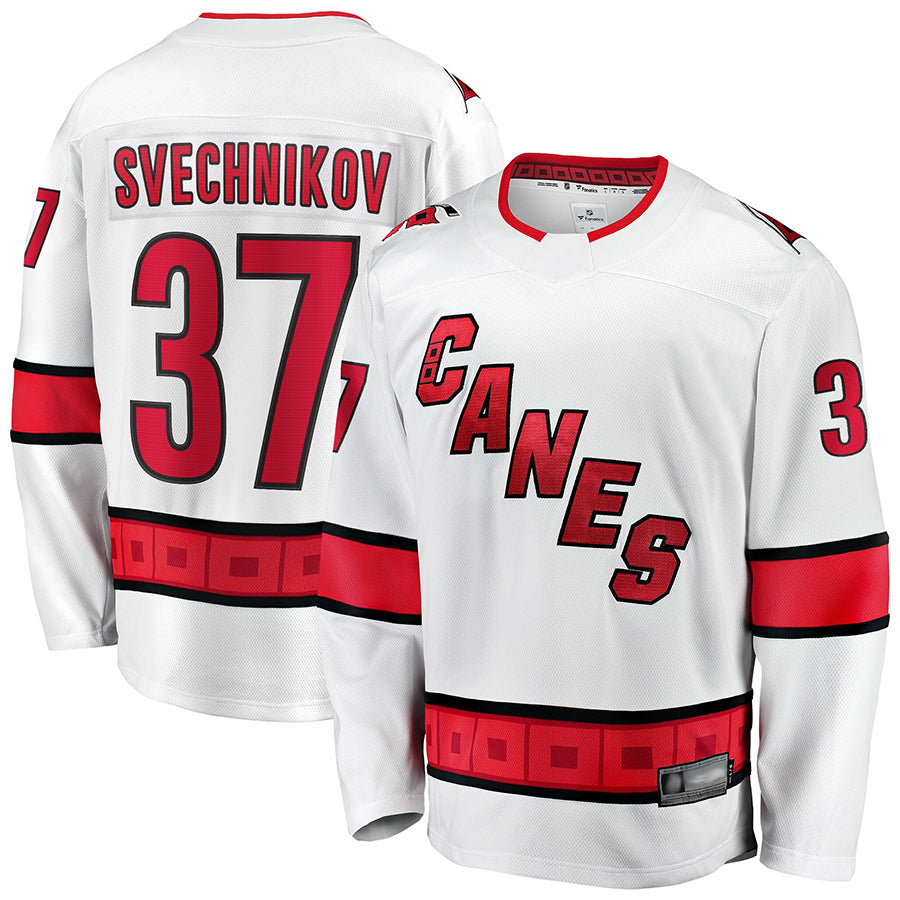 Custom #37 White CAR Hockey Shirt Top