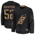 Custom #52 Black CAR Hockey Shirt Top