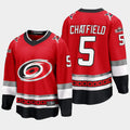 Custom #5 Red CAR Hockey Shirt Top
