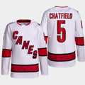 Custom #5 White CAR Hockey Shirt Top