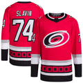 Custom #74 Red CAR Hockey Shirt Top