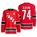 Custom #74 Red CAR Hockey Shirt Top