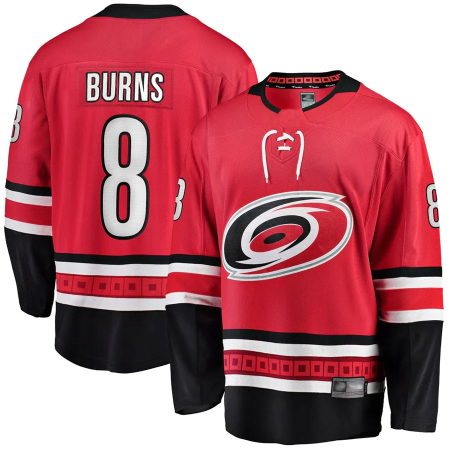 Custom #8 Red CAR Hockey Shirt Top