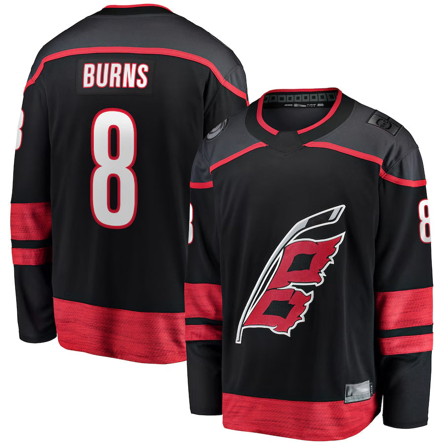 Custom #8 Black CAR Hockey Shirt Top
