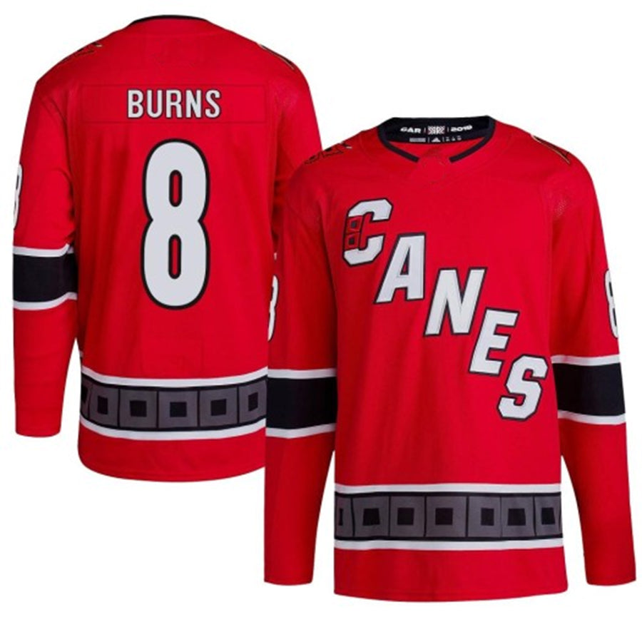 Custom #8 Red CAR Hockey Shirt Top