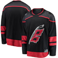 C.Hurricanes Blank Player Fanatics Home Breakaway Black Stitched Hockey Jerseys