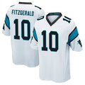 Custom #10 White CAR Football Shirt Top