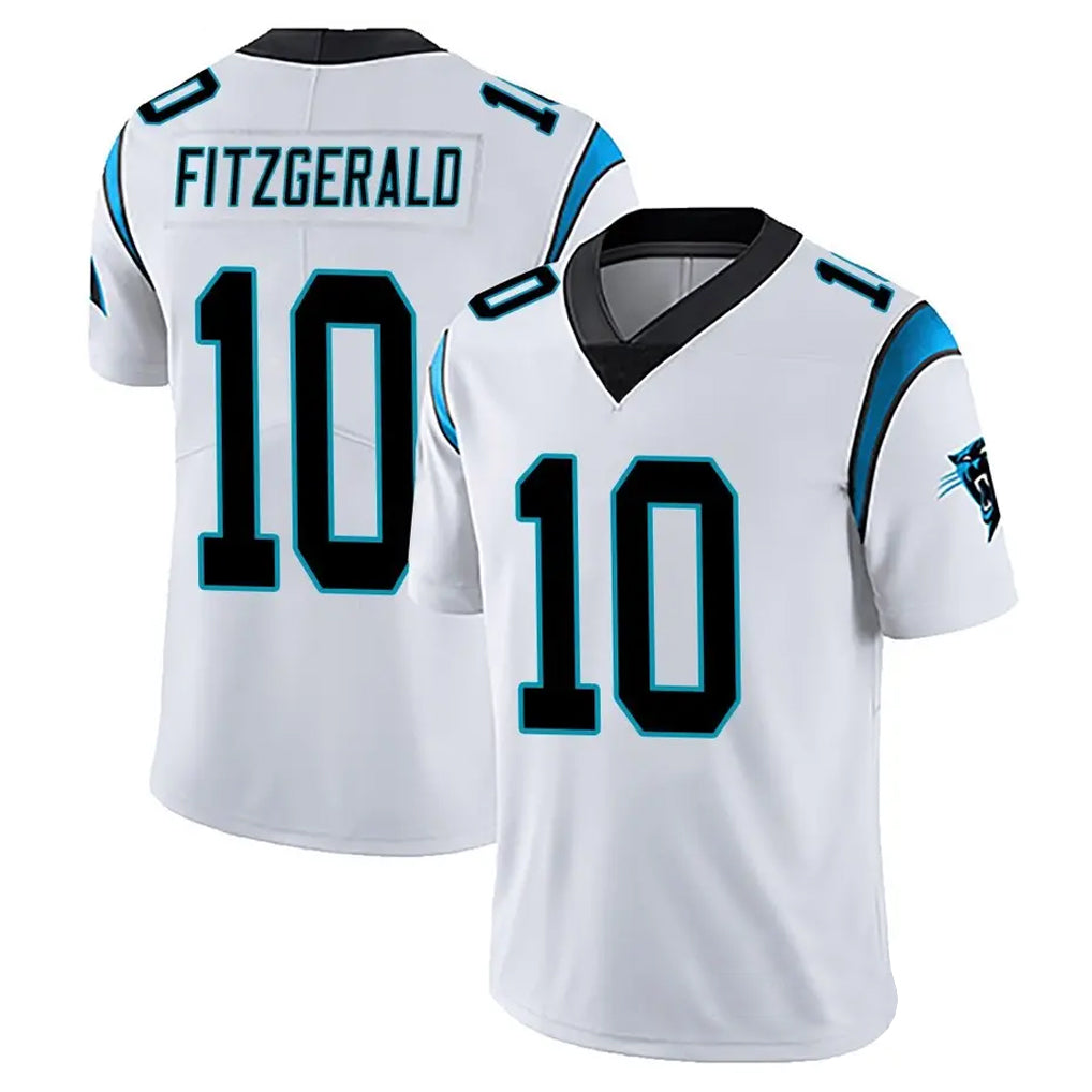 Custom #10 White CAR Football Shirt Top