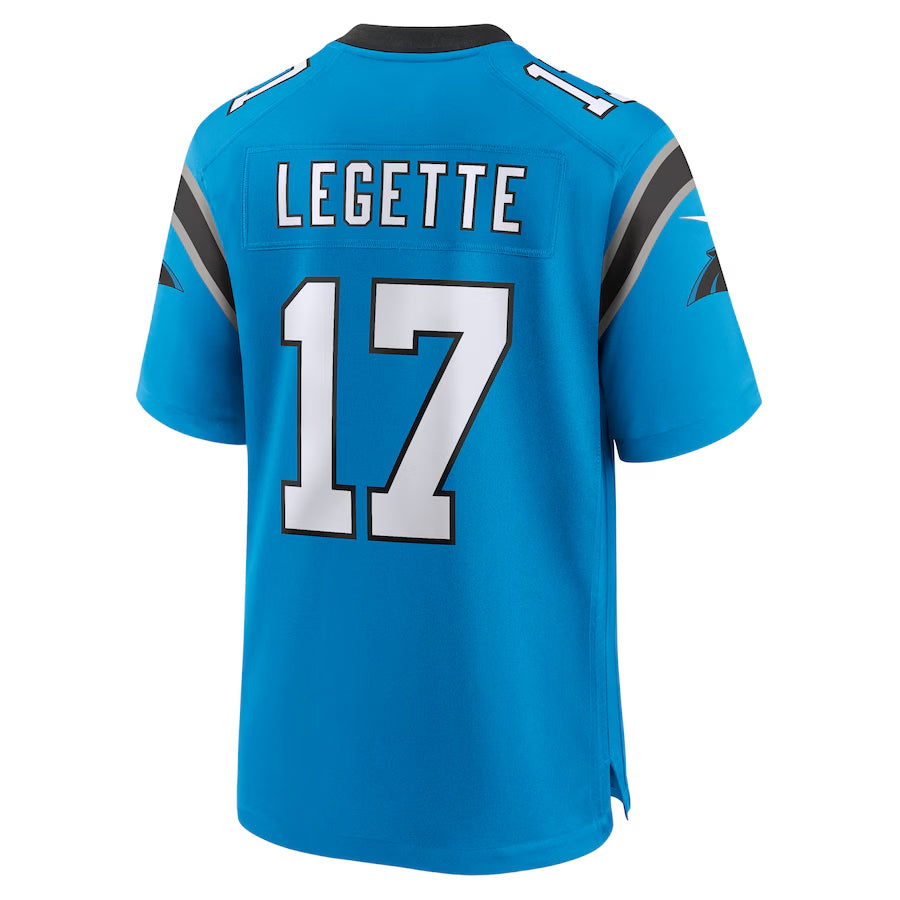 Custom #17 Blue CAR Football Shirt Top