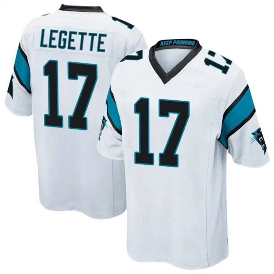 Custom #17 White CAR Football Shirt Top