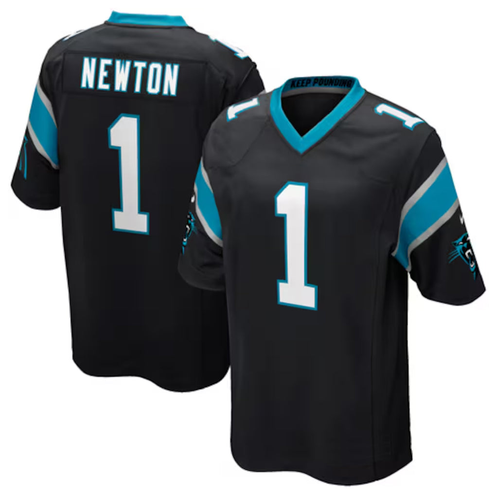 Custom #1 Black CAR Football Shirt Top