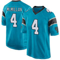 Custom #4 Blue CAR Football Shirt Top